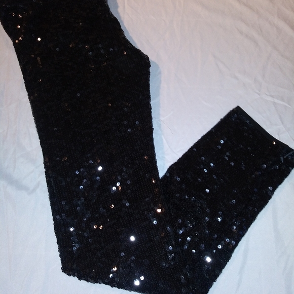 Leggings-black sequence - Picture 2 of 6